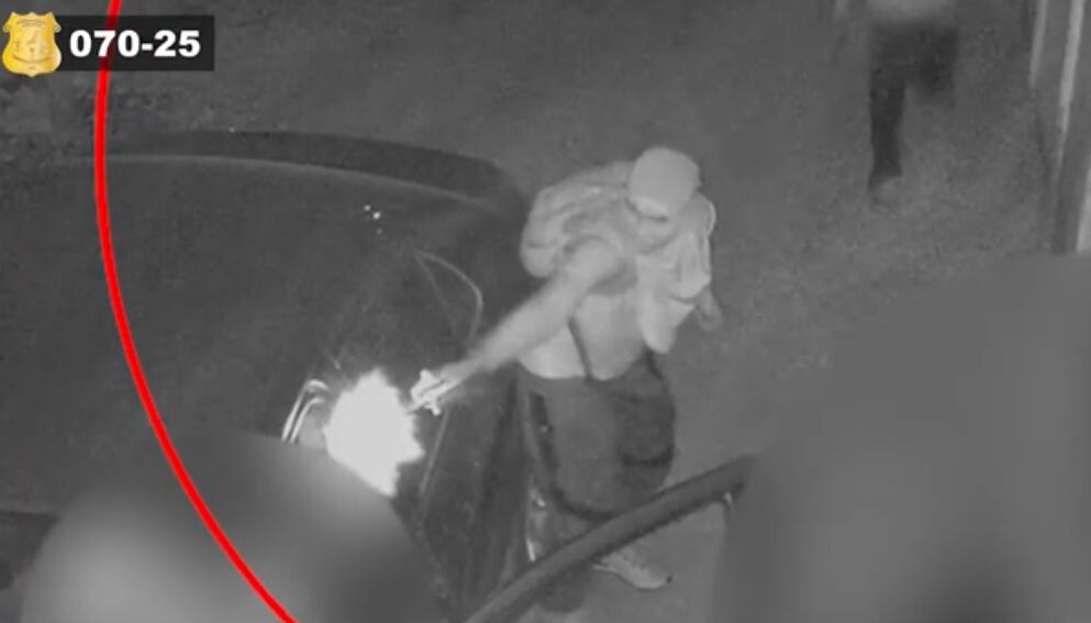 José Antonio Hernández Dinarte, de 34 años, fue atacado en barrio Zagamat en Santa Cruz, Guanacaste, los sospechosos quedaron grabados y son buscados. Foto: OIJ