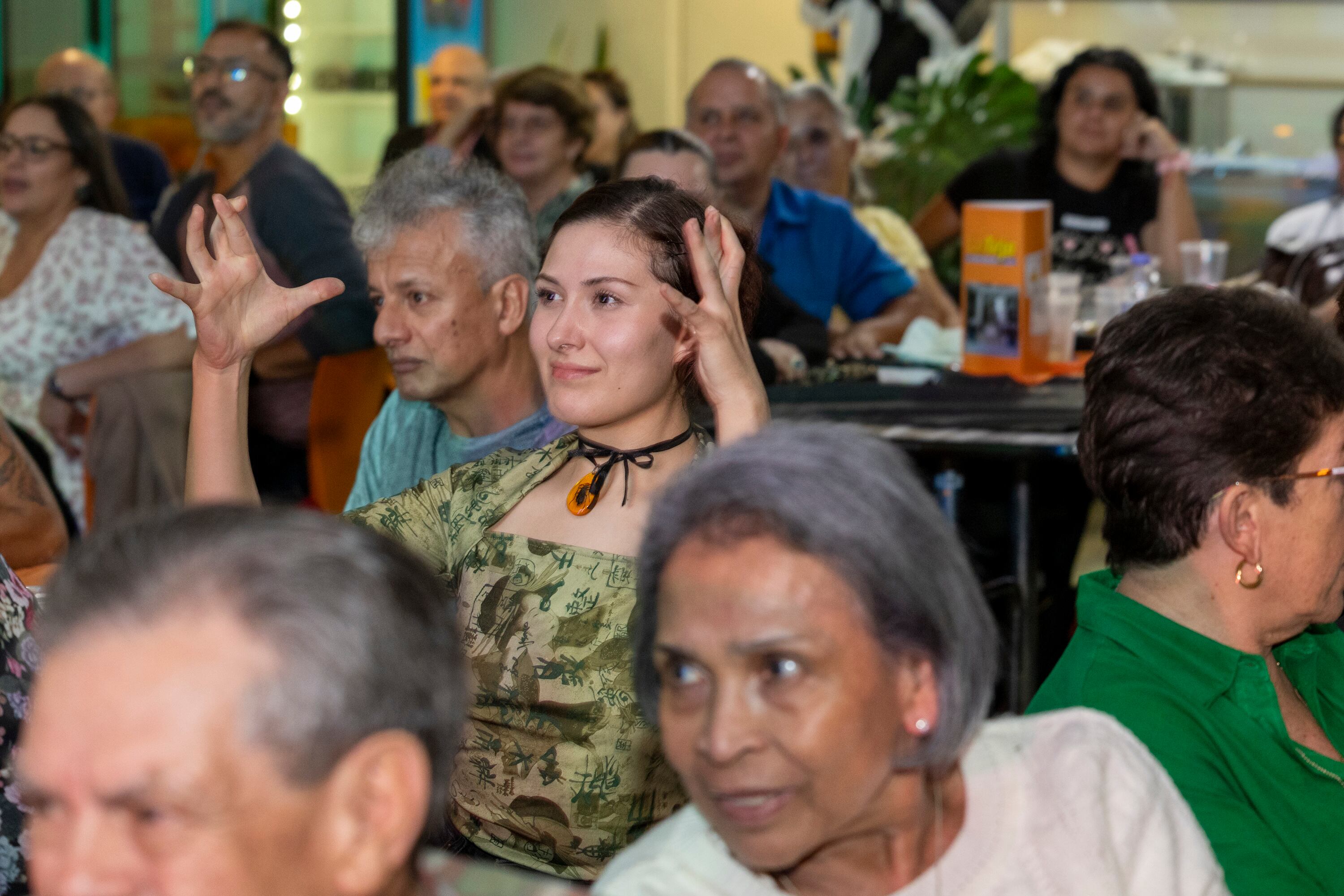 13/10/2024, San José, Grupo Nación, celebración del aniversario numero 18 del periódico La Teja, empleados y lectores reunidos para la celebración.