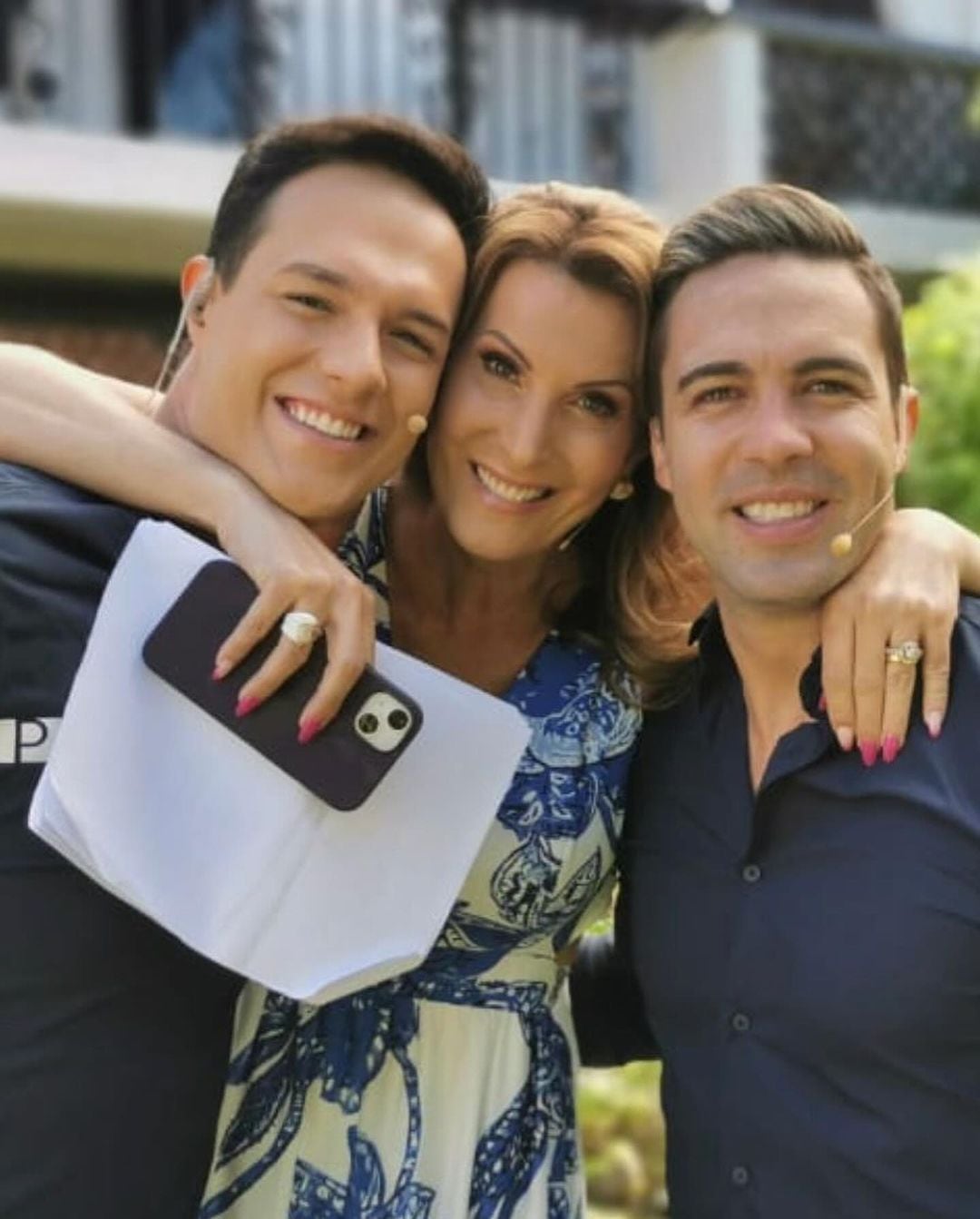 Patricia Figueroa, Ïtalo Marenco y Rafael Pérez de Giros