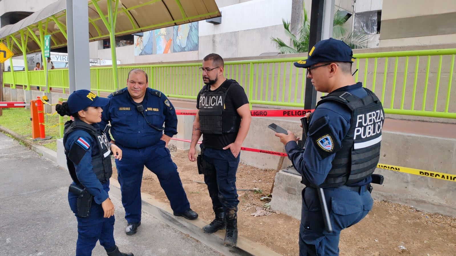 Francisco Quirós Campos. 16 años de servicio en la Fuerza Pública.