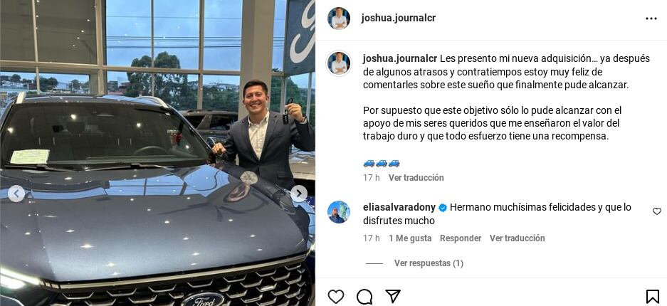 Joshua Quesada y Pablo Campos son periodista de canal 7