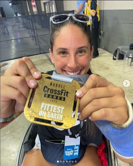 Amalia Ortuño, crossfit adaptado, campeona mundial
