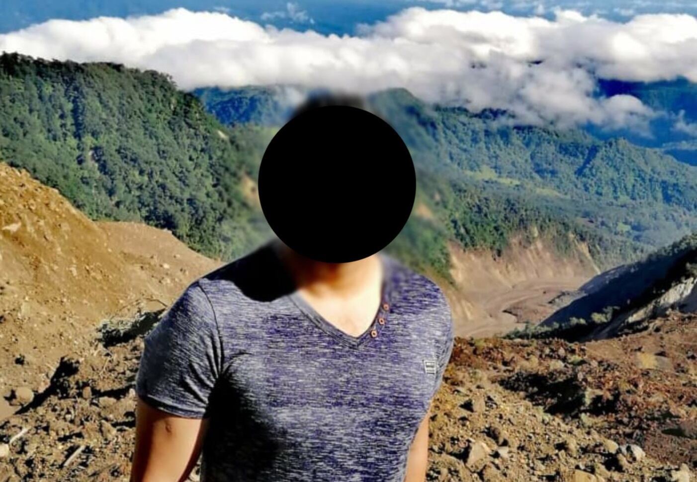 Autoridades denuncian que personas ingresan de forma ilegal a zona de deslizamientos en el volcán Irazú. Foto Sinac.