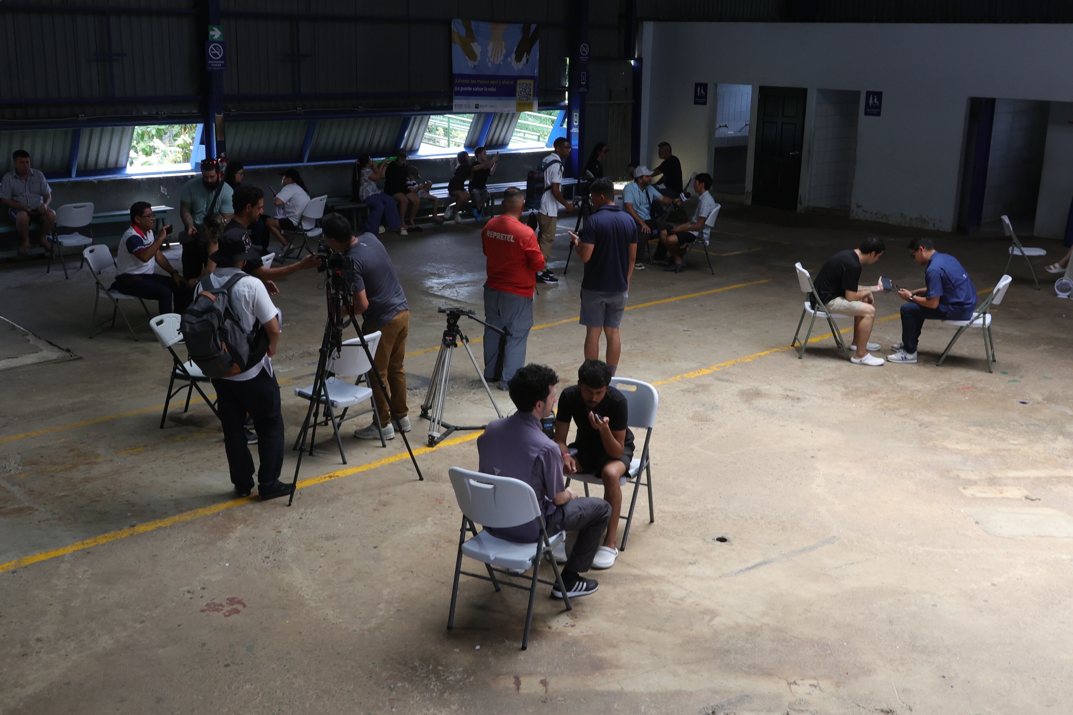 Migrantes en condición de tránsito en el CATEM zona sur Corredores / Fotografía: John Durán