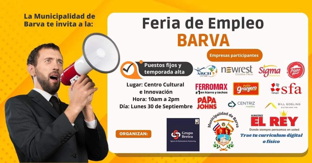 feria de empleo en Heredia