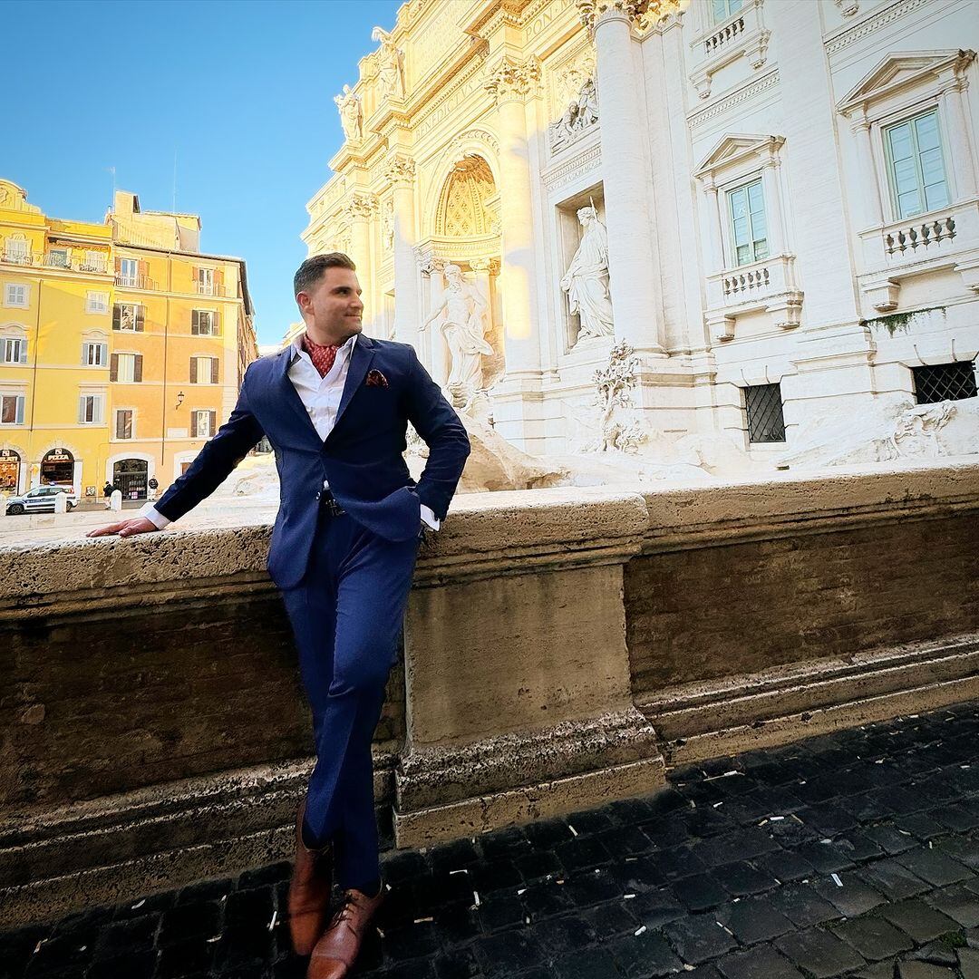 Joaquín Yglesias y Yessenia Reyes en Italia