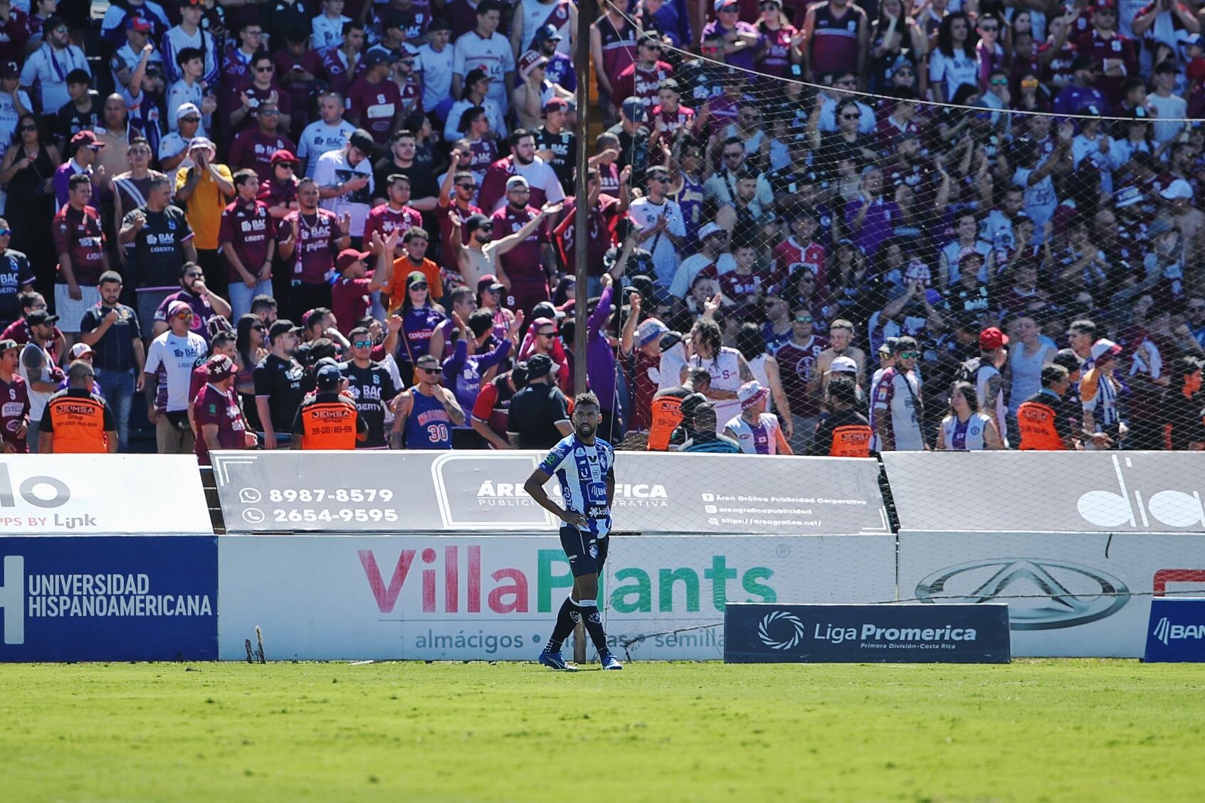 30/11/2023/ Juego entre el  Club Sport Cartaginés vs Deportivo Saprissa por la semifinal del torneo Apertura de la Liga Promerica en el estadio Fello Meza   / Foto John Durán