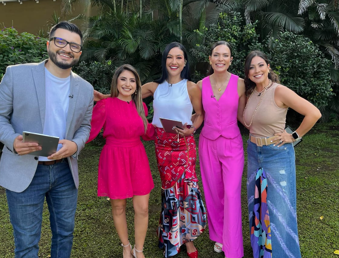 Diego Bravo en el programa Buen día de Teletica.