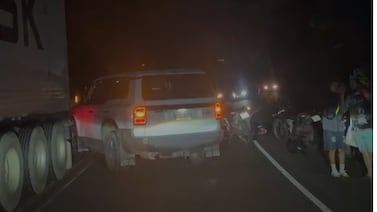 Fatal accidente entre tráiler y motocicleta deja una persona fallecida en San Carlos