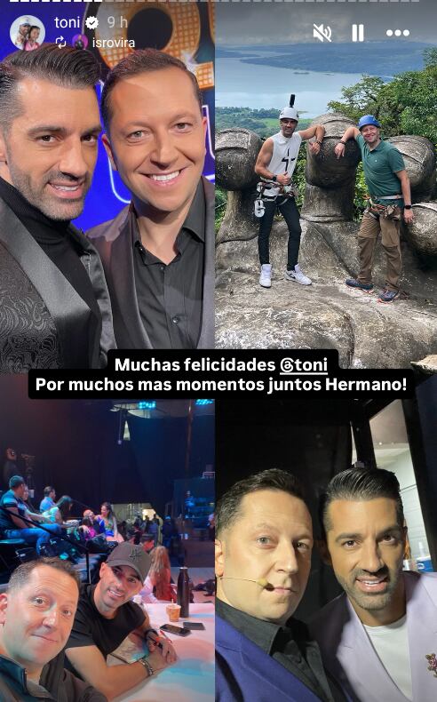 Toni Costa en su cumpleaños número 42.