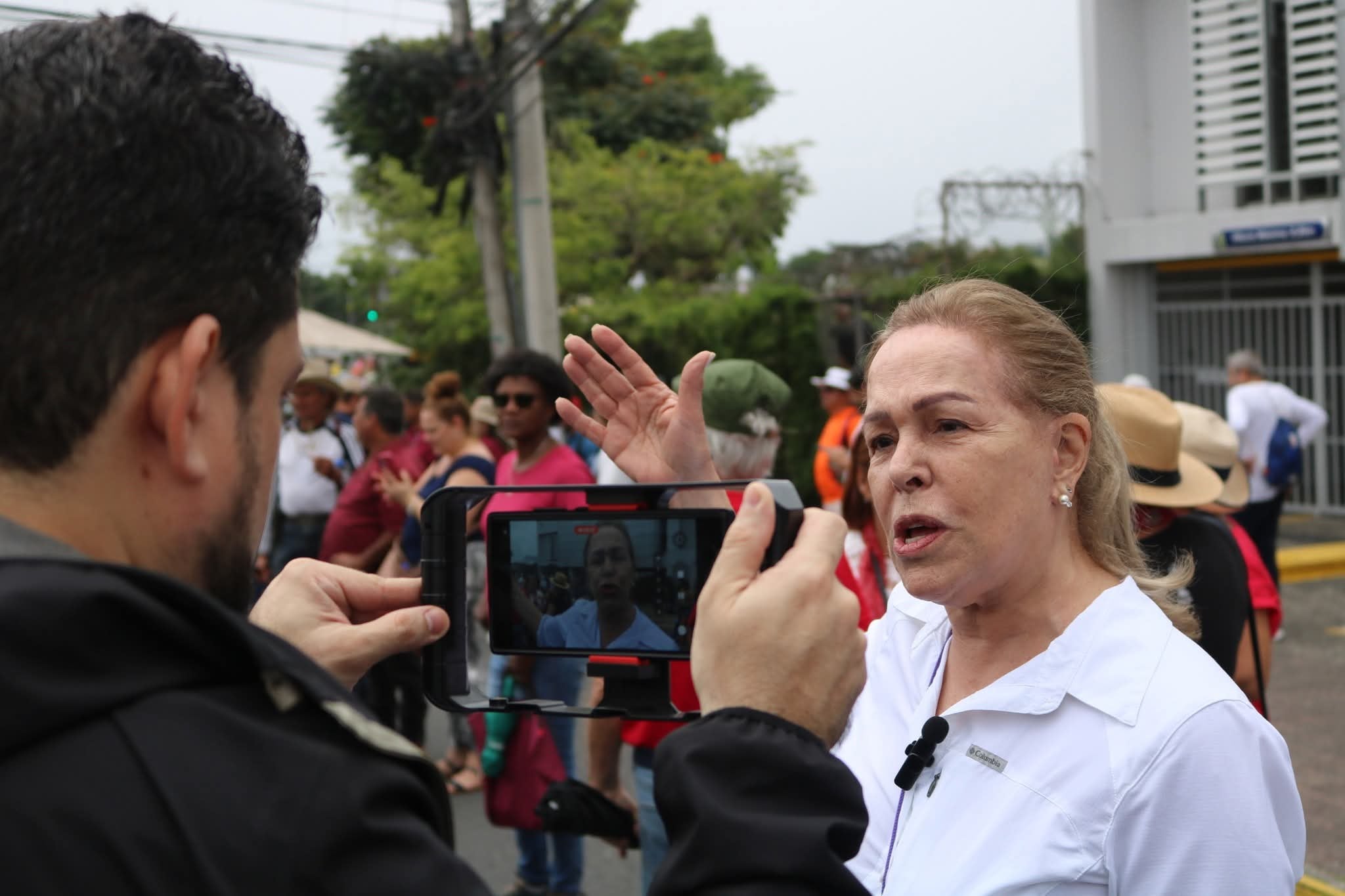 Ana Virginia Calzada, candidata presidencial del Partido Centro Democrático y Social