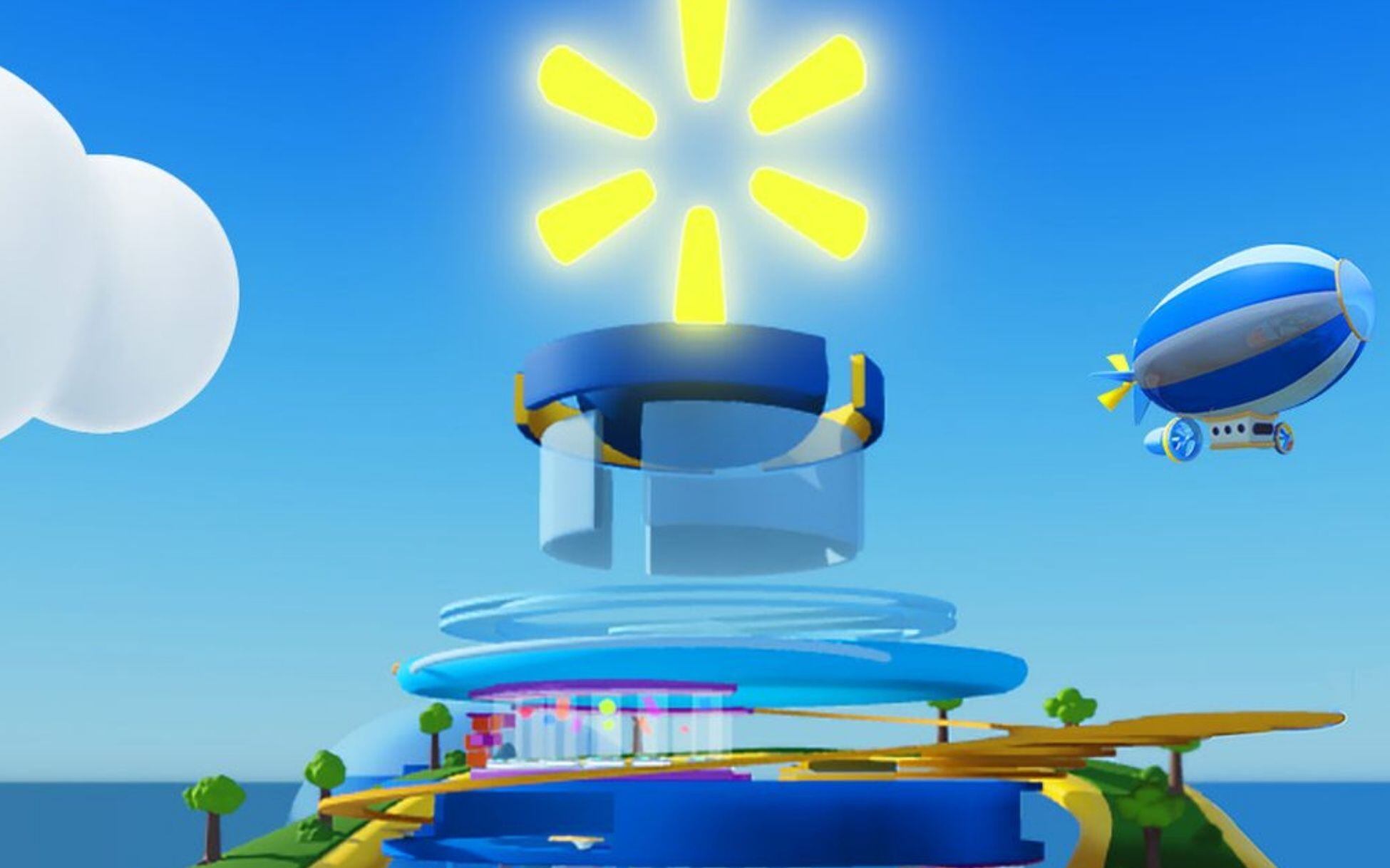 Walmart llegó a Roblox con una tienda en la que pueden comprar productos reales. Foto: Roblox.