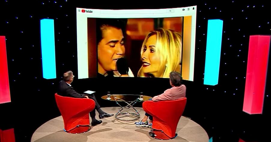 Edgar Silva junto con José Luis Rodríguez, el Puma.