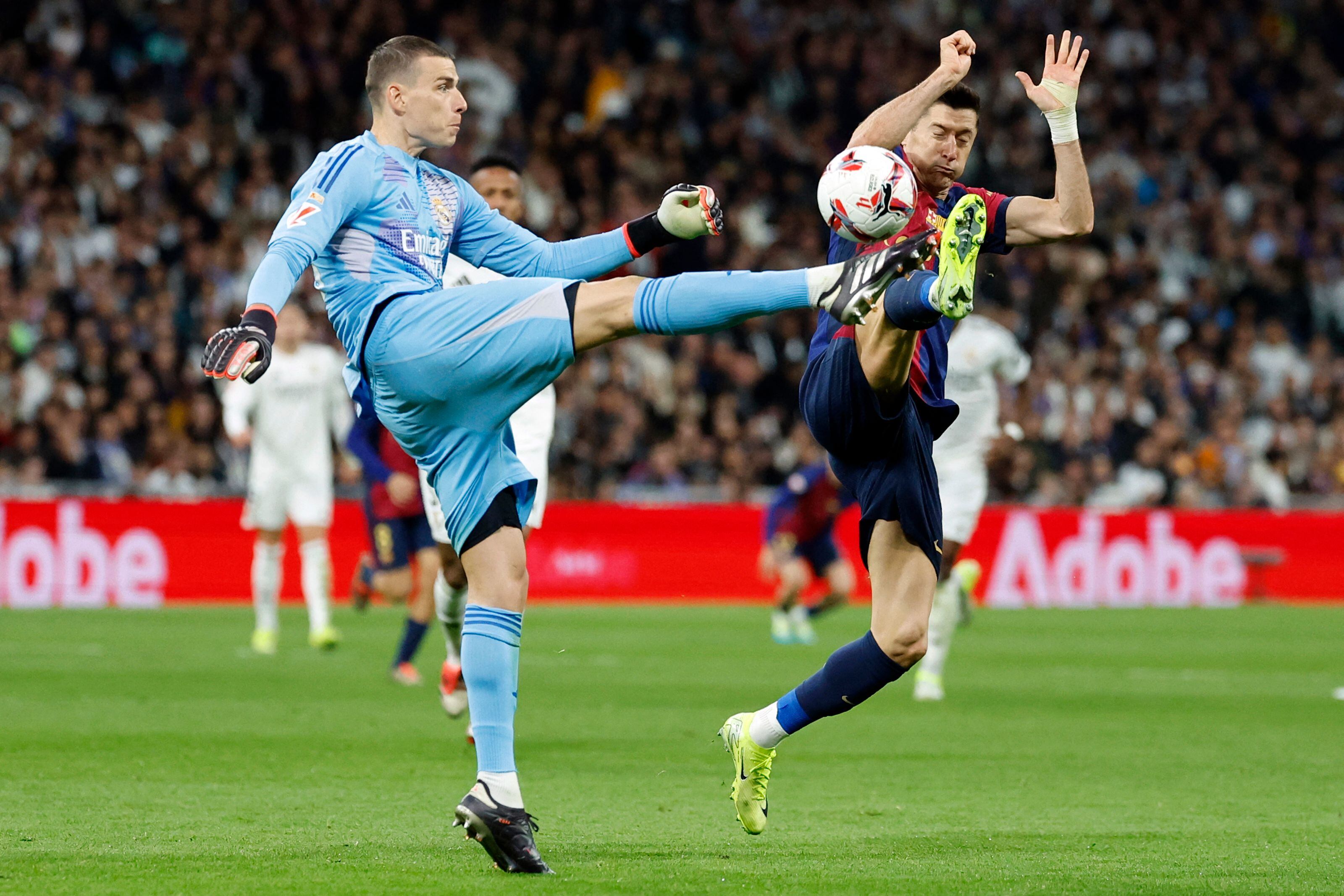 Real Madrid 0 - Barcelona 4, estadio Santiago Bernabeu