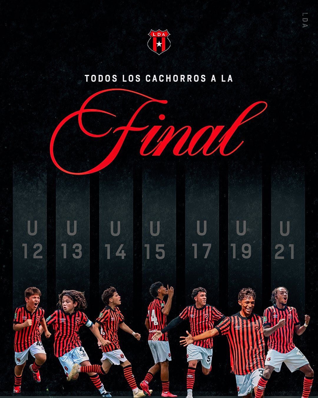 Alajuelense sacó pecho de clasificar en todas sus categorías menores a sus equipos