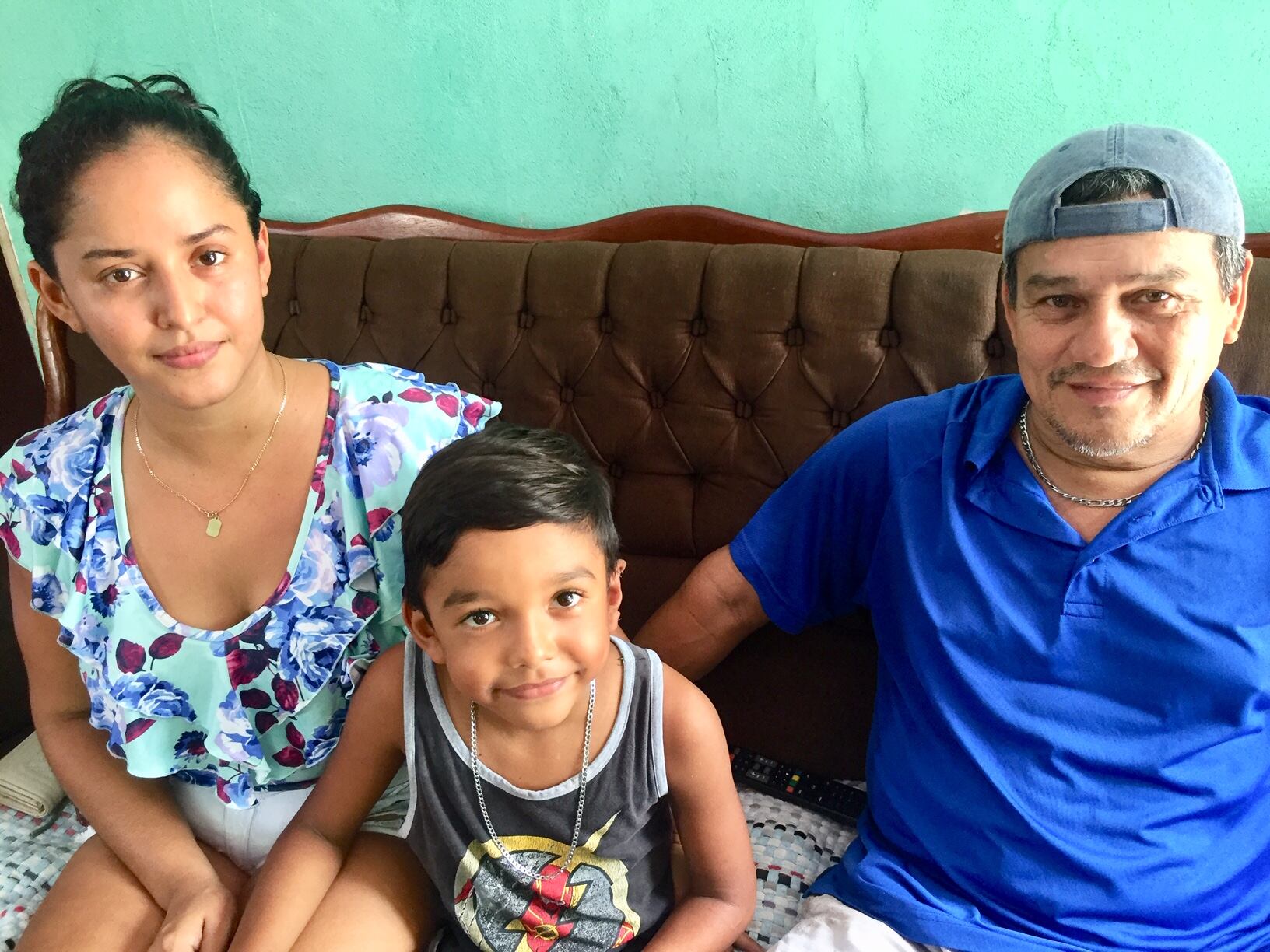 Heydan Vargas, niño que fue atacado por perro en Limón. Foto Raúl Cascante.