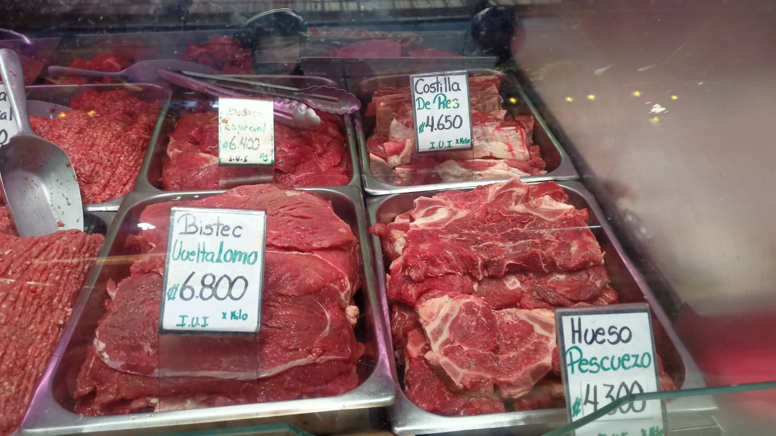 Así están los precios de las carnes en el país