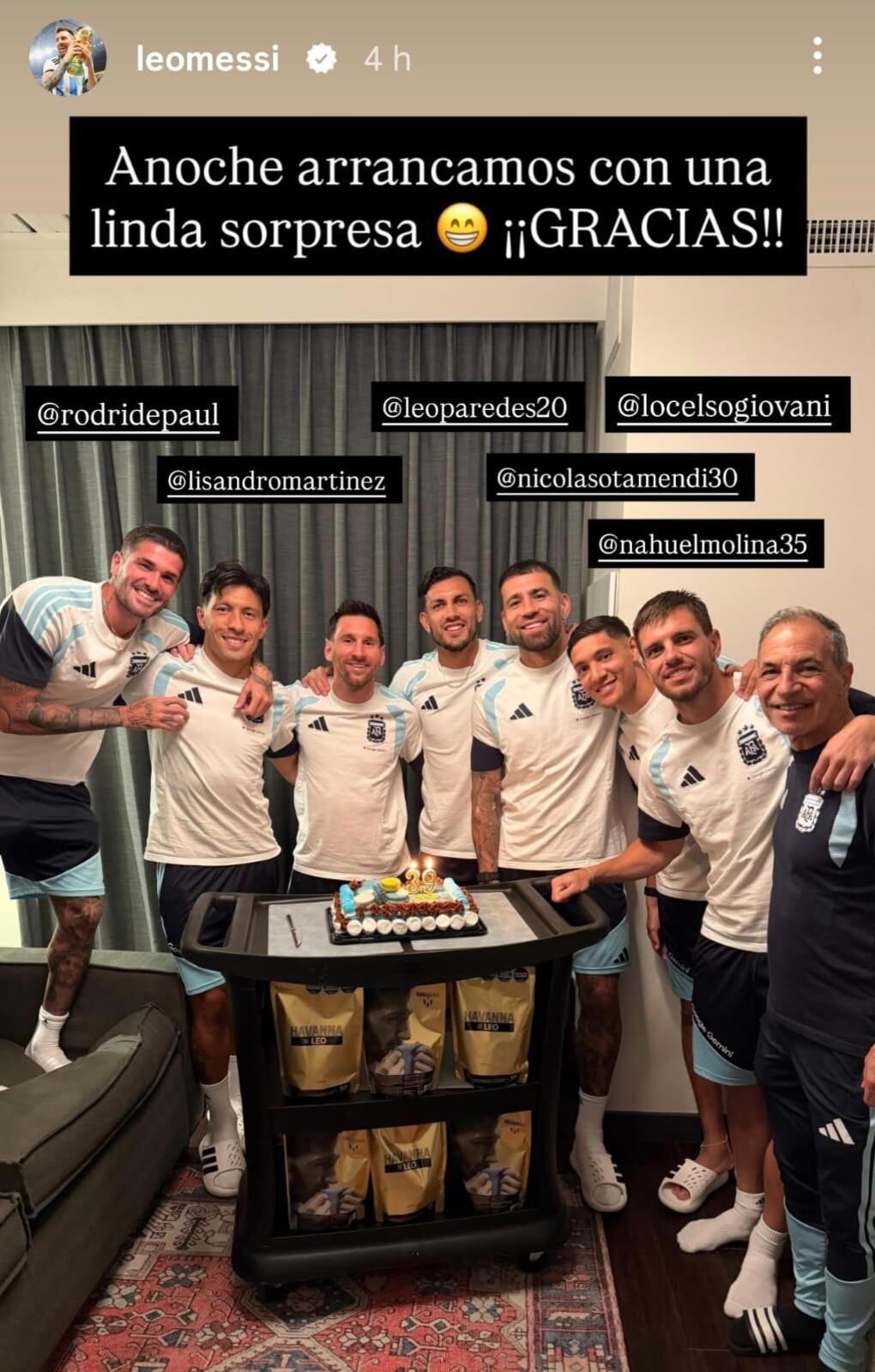 Lionel Messi cumple 39 años