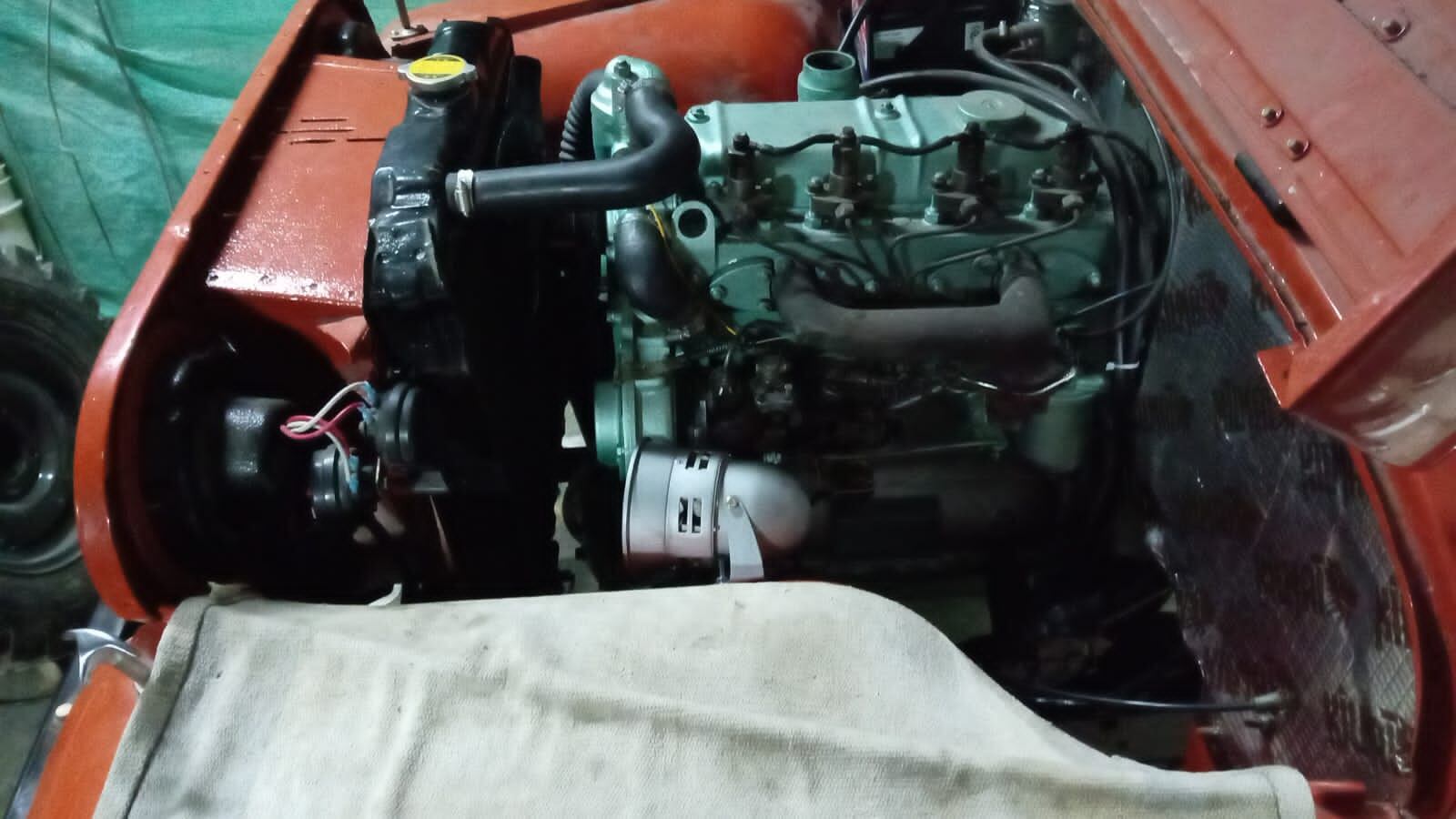 Un jeep willys modelo 65 es la adoración de Diego Quesada y ama este carro desde que nació. Cortesía.