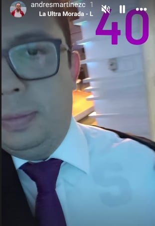 Daniel Céspedes y Andrés Martínez, periodistas de Telenoticias.