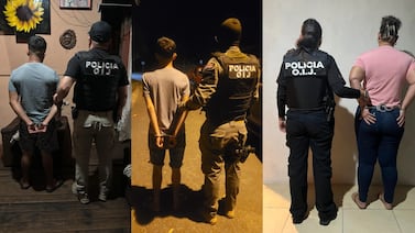 Armados hasta los dientes estaban los detenidos de la banda sospechosa de triple homicidio