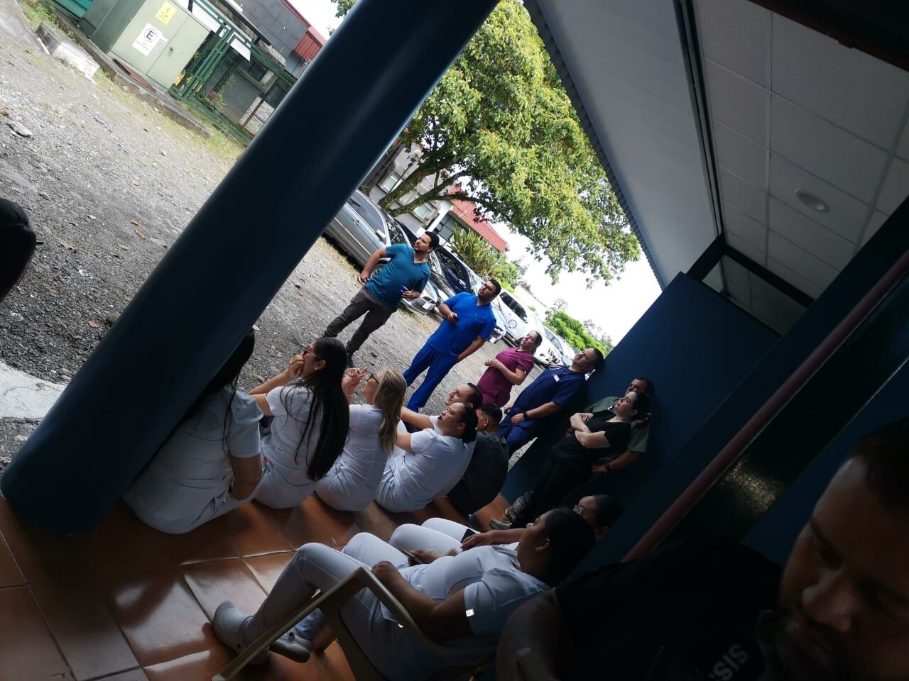 Hospital de Guápiles está colapsado y sus trabajadores se unieron a una huelga para reclamar mejores condiciones. Cortesía.