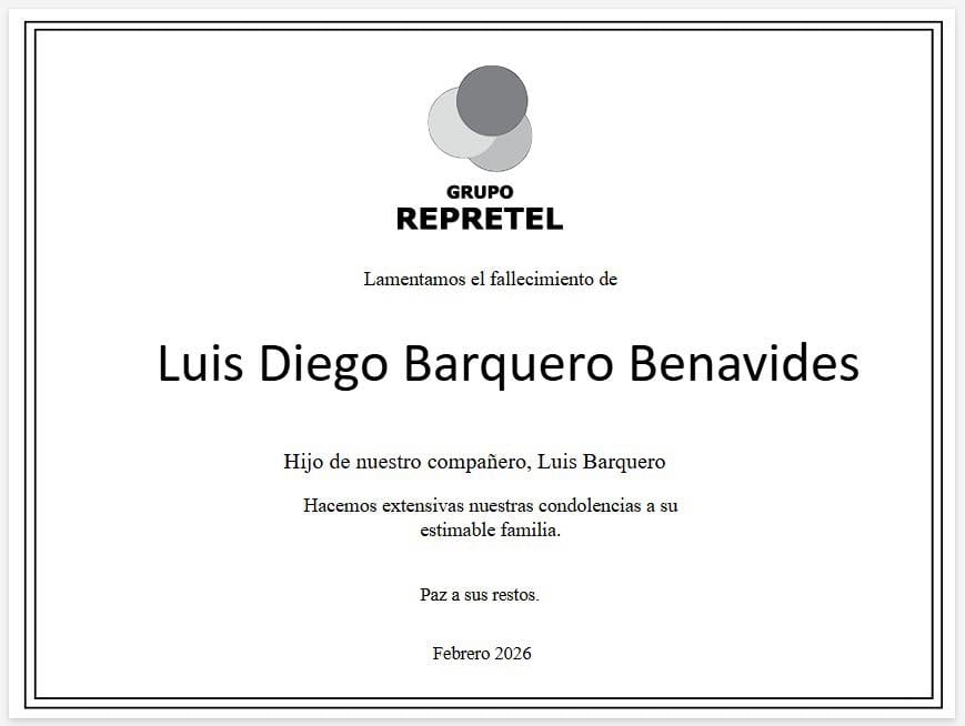 Repretel compartió esta imagen en sus redes.