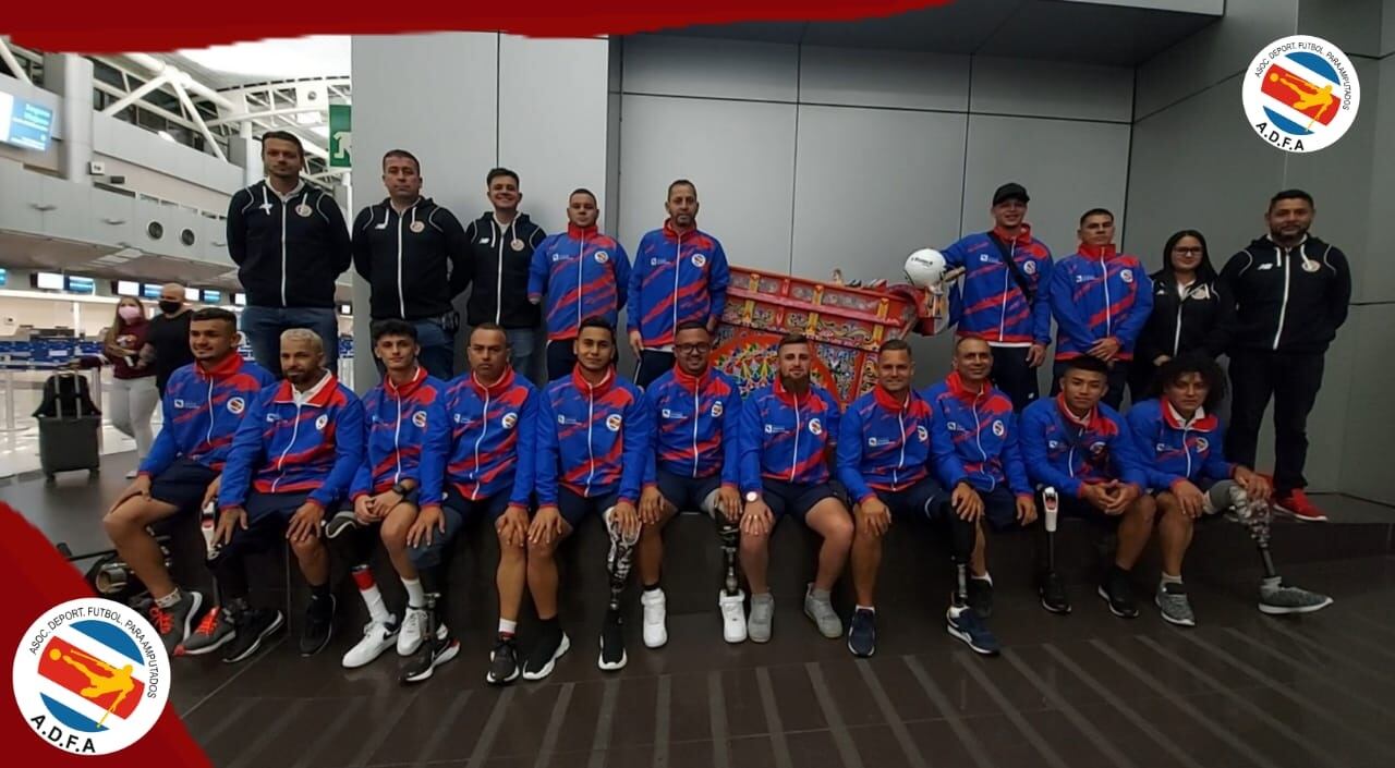Selección nacional de amputados, que jugarán el premundial camino a Turquía. Cortesía.