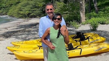 “¿Quién es ese hombre?”: El divertido gesto de Johanna Villalobos con Ignacio Santos que encendió las redes