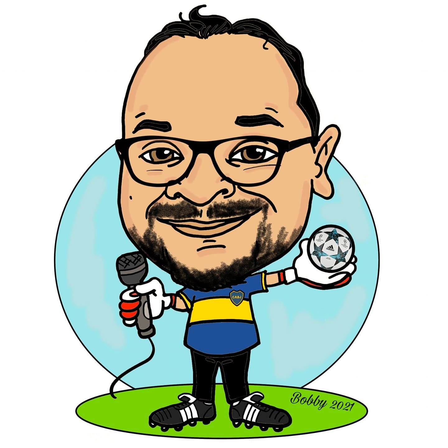 El pasado 29 de abril el portero Rodolfo Bobby Álvarez, le dio este dibujo al narrador de Teletica Radio y TDMas, Adrián Méndez, seis días después Bobby falleció.