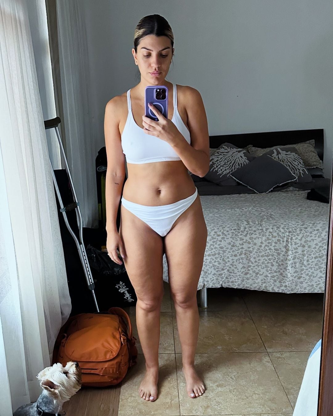 Esta fue una de las fotografías compartidas por la guapa modelo.