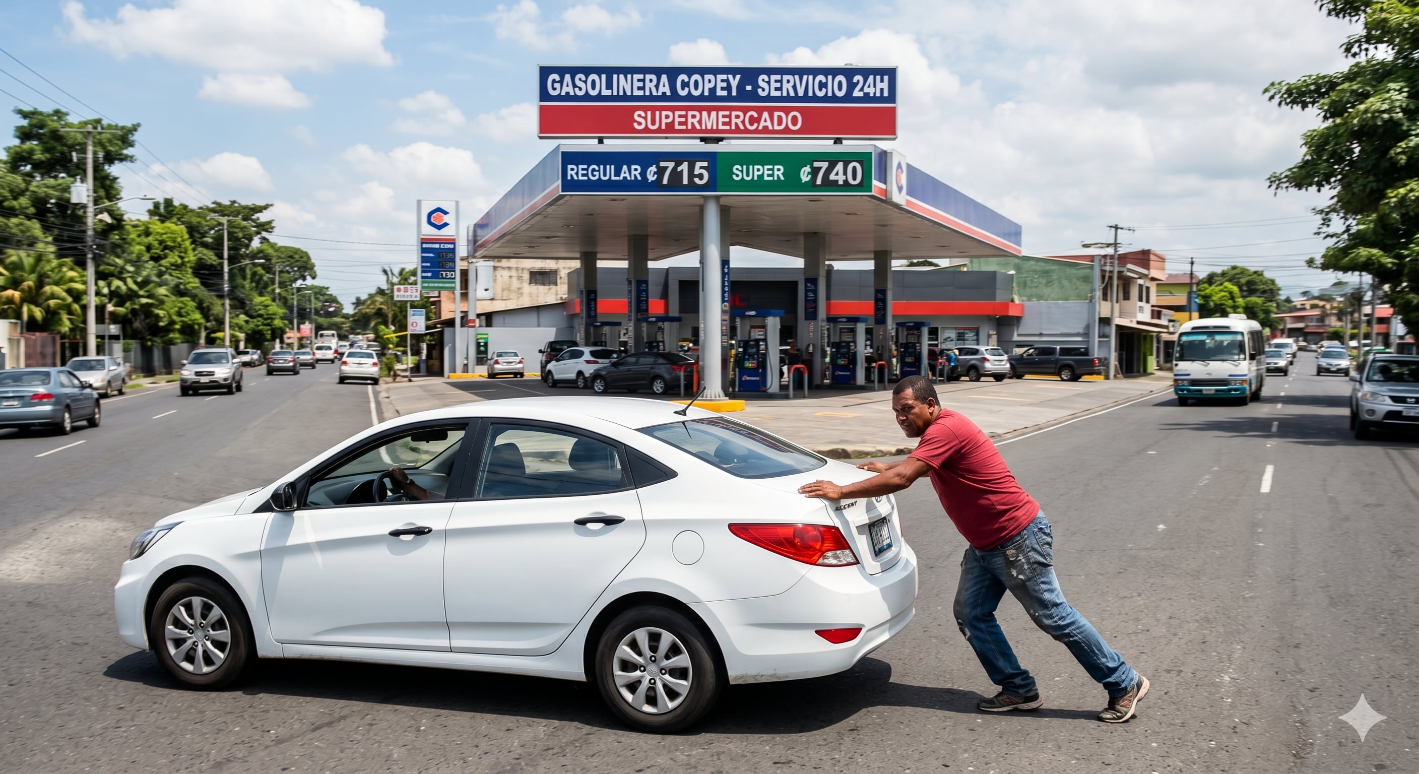 INS da gasolina gratis cuando a sus asegurados se les acaba el combustible