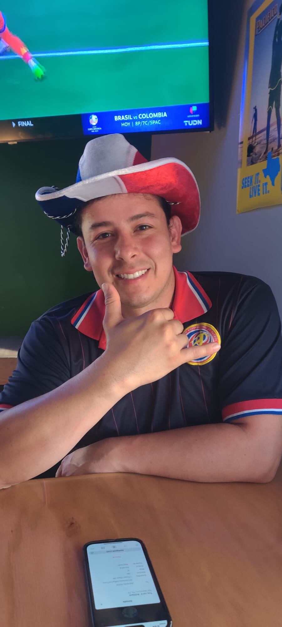 Ambiente Costa Rica Paraguay, Copa América 2024. Austin, Texas. Foto: William Cordero.