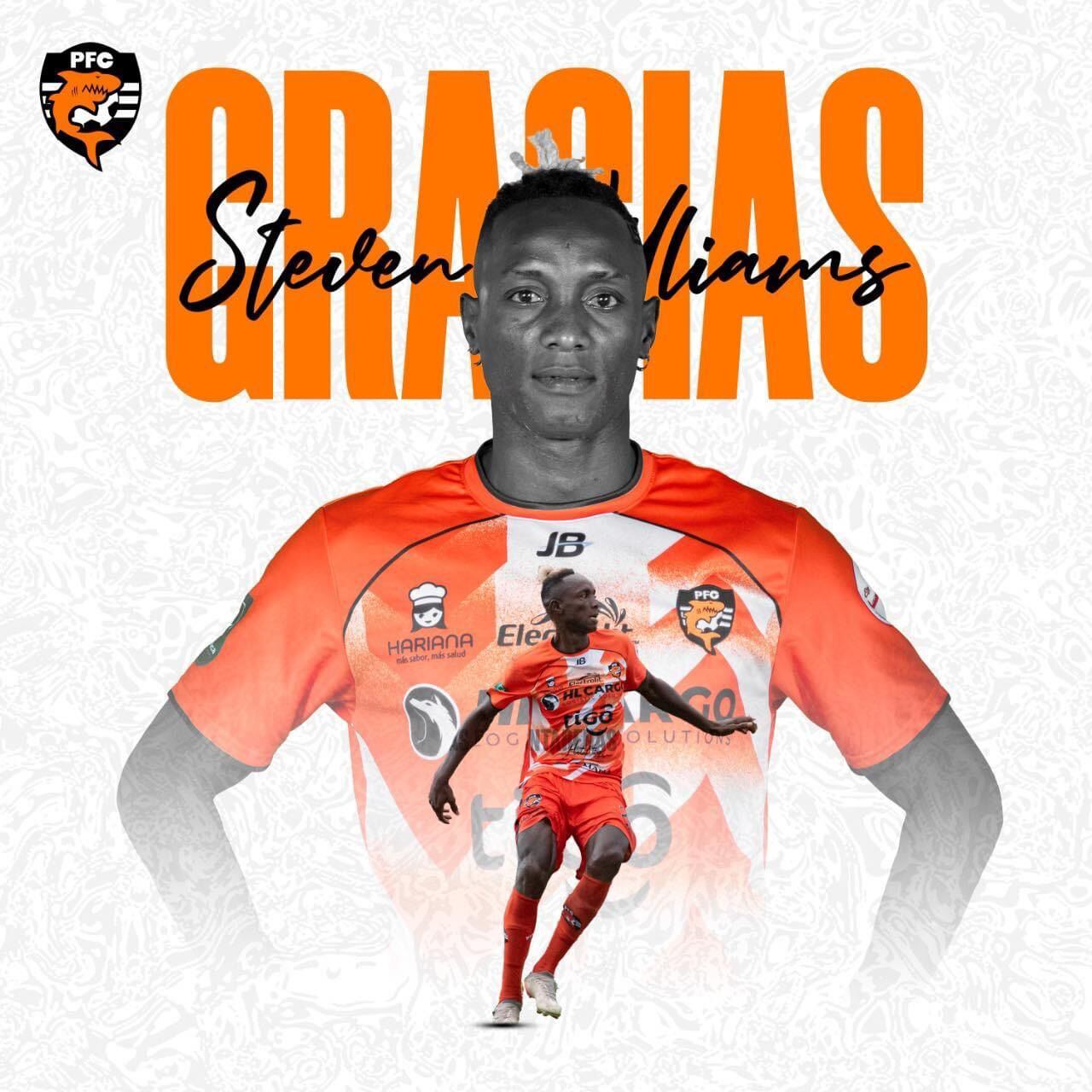 Steven Williams no seguirá en el Puerto. Prensa PFC.