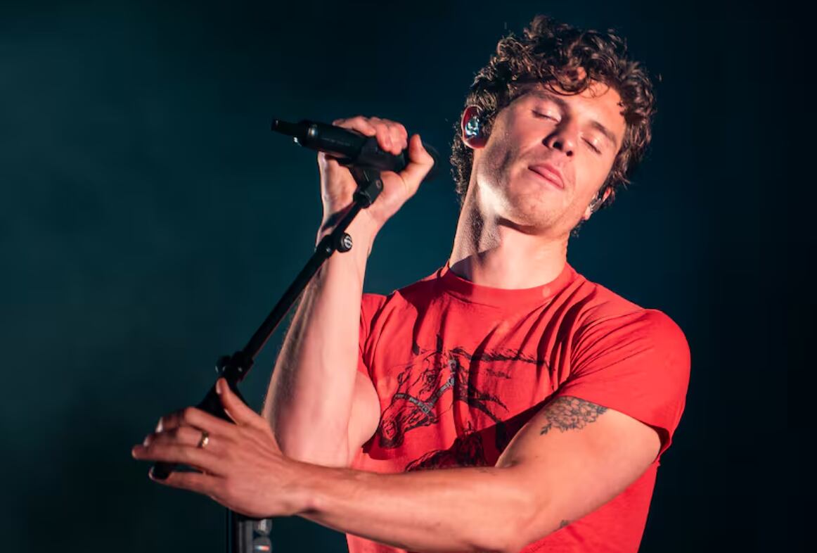 Shawn Mendes en concierto.
