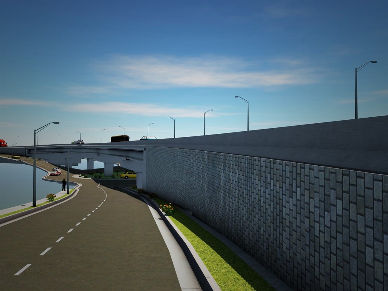 Los vecinos de todos los Hatillos van a tener varios espacios más donde caminar, andar en bicicleta y sentarse un rato a relajarse ya esos lugares se harán como parte del proyecto del paso elevado en Hatillo 4, según confirma el Mopt