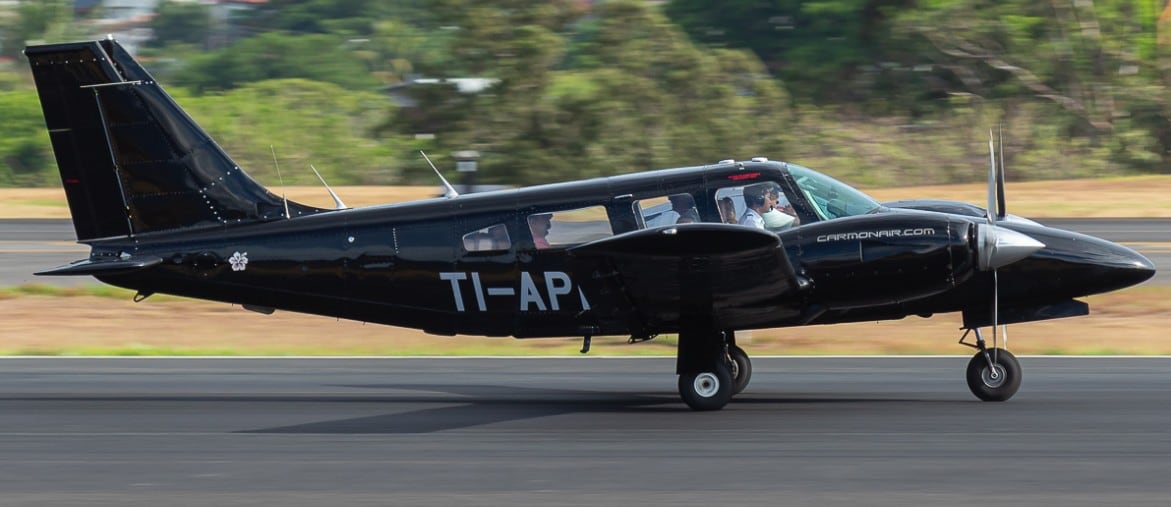 Autoridades reportan una tragedia aérea de esta avioneta en Carate de Puerto Jiménez, zona sur del país. Foto: Tomada de redes sociales