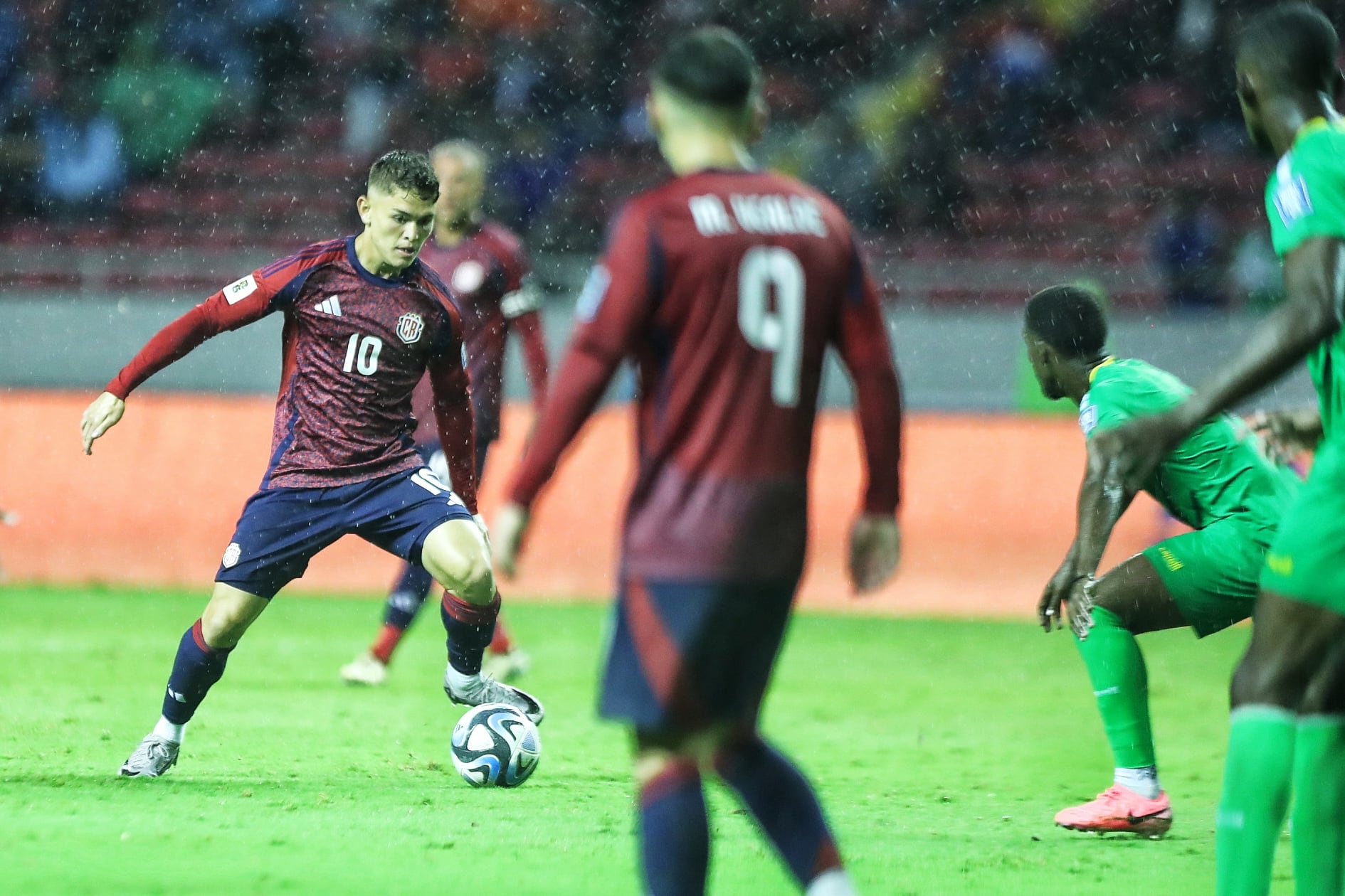 22/05/2024/ Juego entre la selección de Costa Rica vs San Cristóbal y Nieves en el estadio Nacional de Costa Rica por la primera fecha de la eliminatoria al mundial 2026 USA, Canadá y México / Foto John Durán