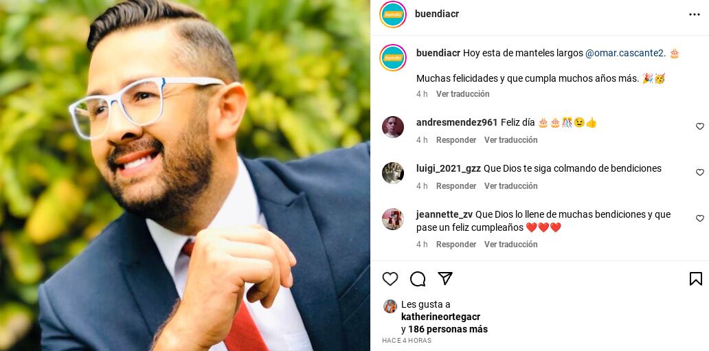 Omar Cascante, periodista y presentador de canal 7