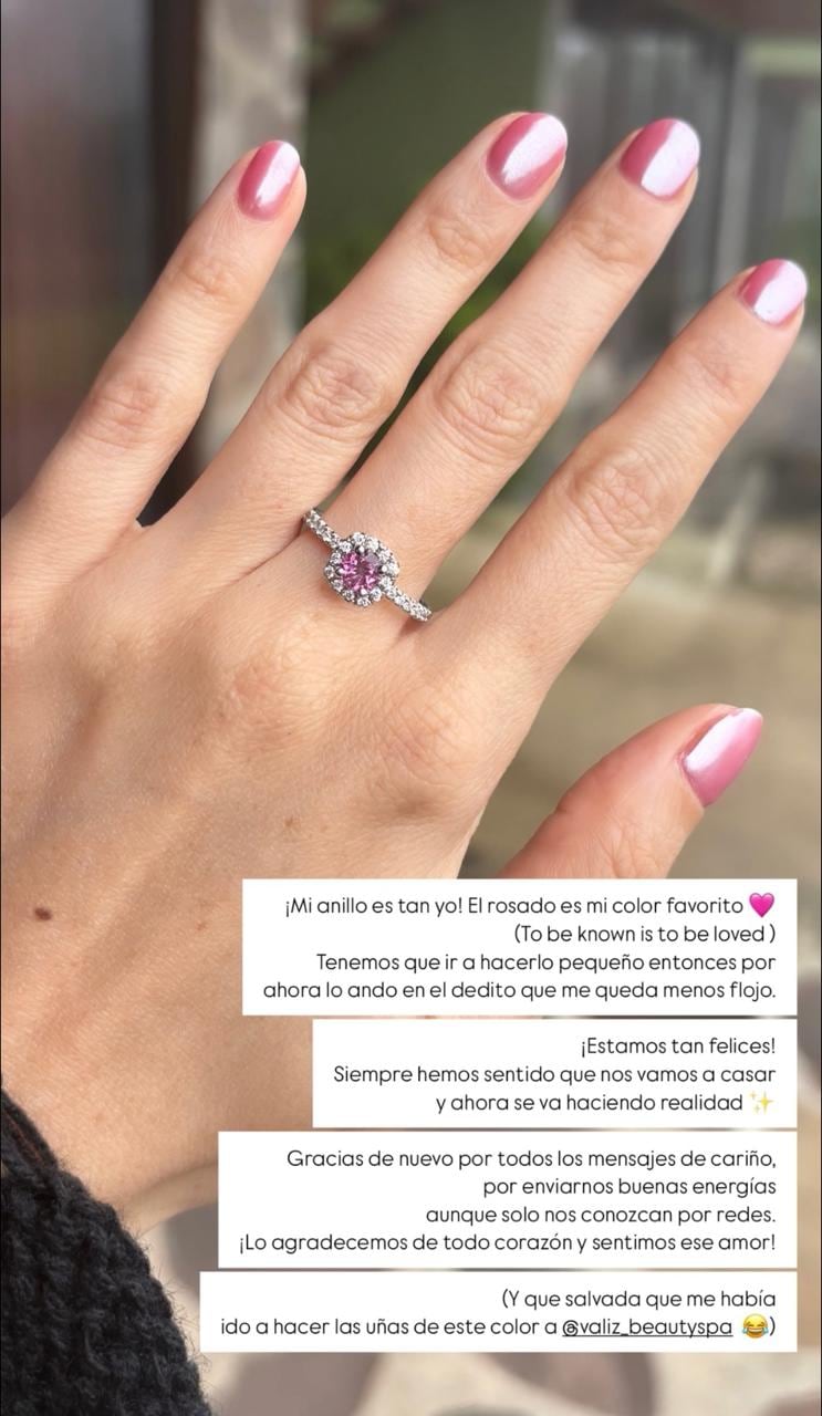 Nayad Nassar se casará en los próximos meses con su novio de hace bastante tiempo, Luis Morera.