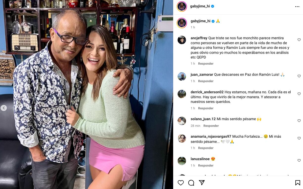 Gaby Jiménez se despide de Ramón Luis Méndez de una manera que nadie imaginó