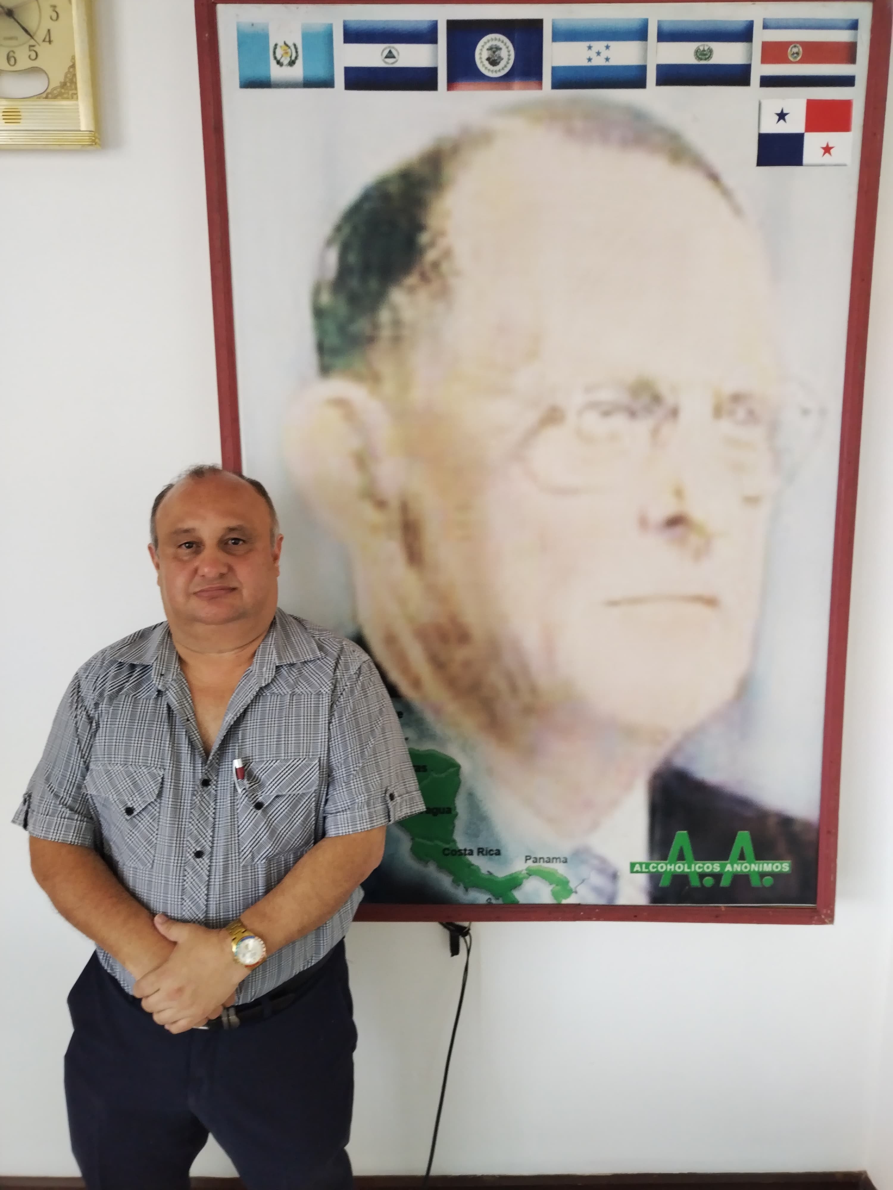 Rafael Ángel Jenkins Grispo es el presidente de Alcohólicos Anónimos Costa Rica 2025