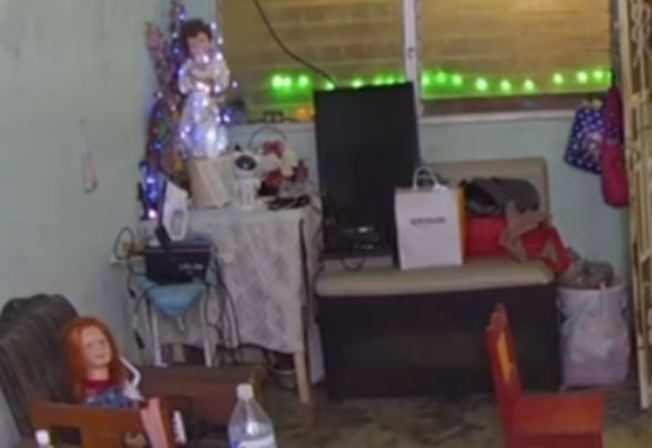 Muñeco Chucky ‘se mueve solo’. Foto: El Tiempo, Colombia