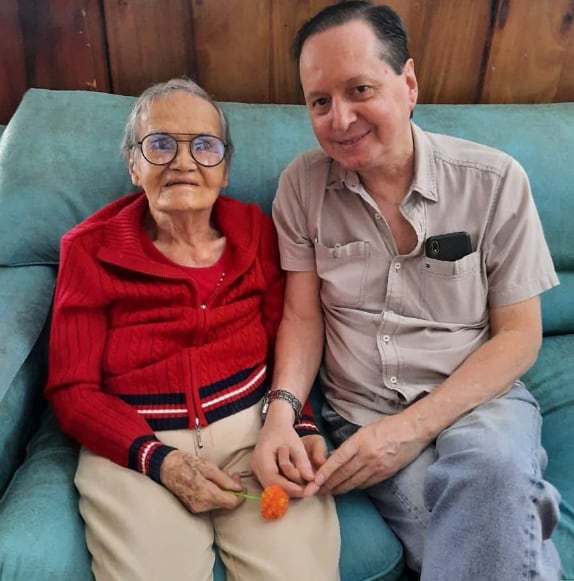 Doña Hilda Roldán será sepultada este lunes a la 1 p.m. en Escazú. Cortesía José Luis Chaves