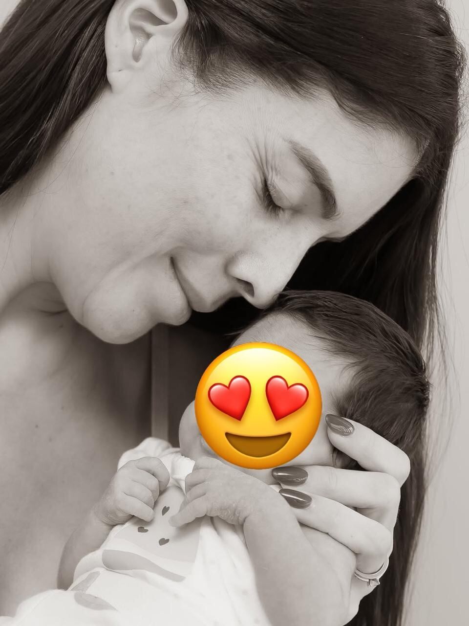 Marianela Valverde dio a luz el 14 de junio, casi un mes antes de la fecha que habían programado para la cesárea