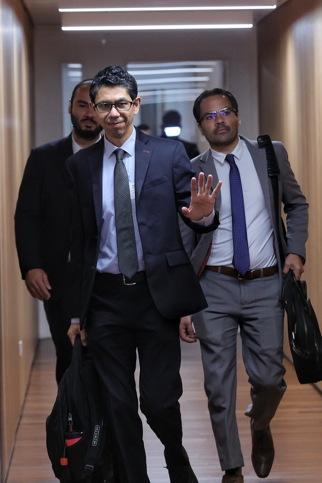 Luis Amador comparece ante diputados de la Asamblea Legislativa por tel Dekra / Foto John Durán