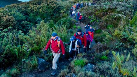 Lo ideal en las caminatas es ir siempre preparado para condiciones adversas.