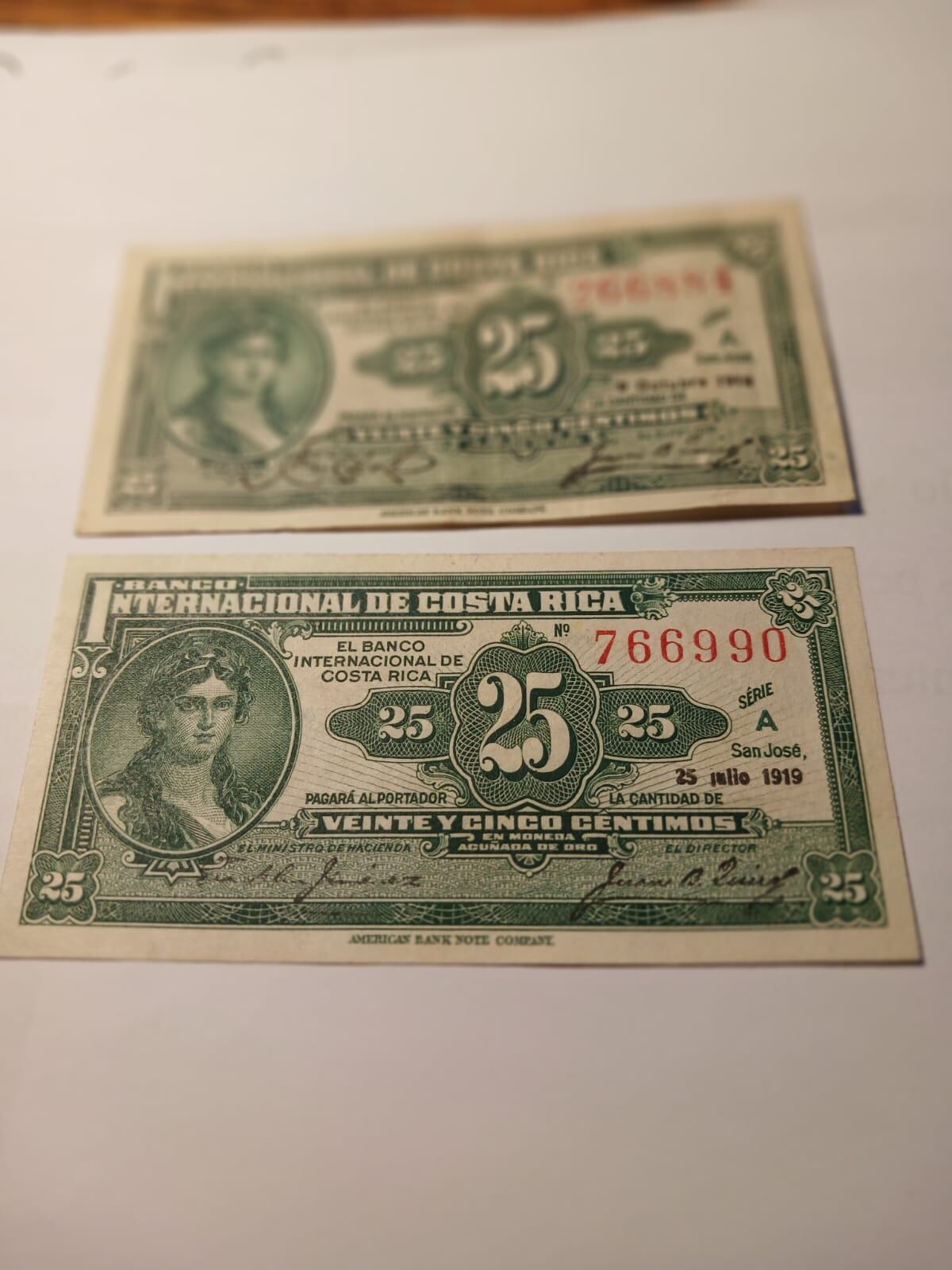 Colección de Billetes de Costa Rica