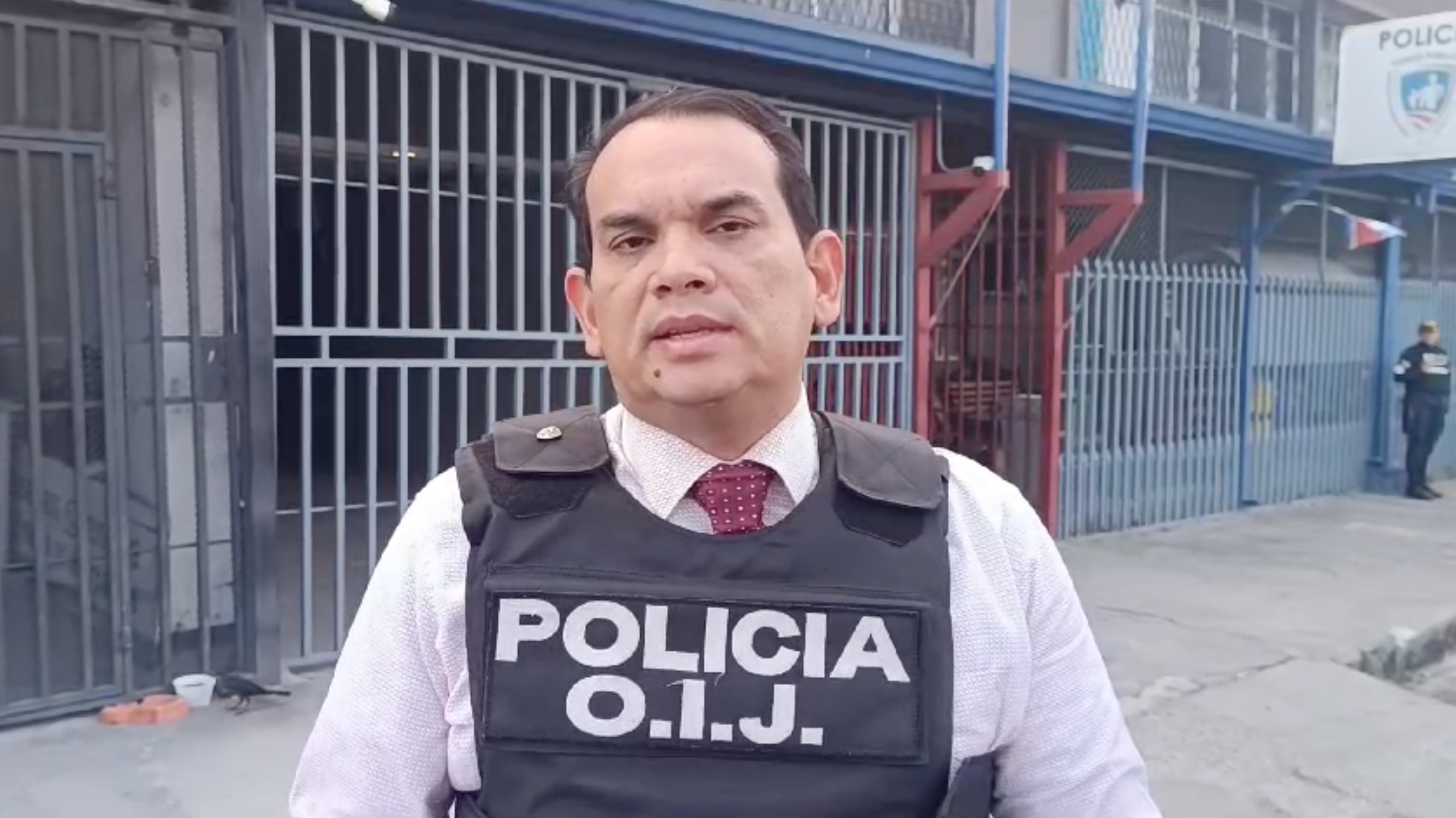 El director del OIJ, Rándall Zúñiga, brindó detalles este 17 de febrero sobre los allanamientos y detenciones de los oficiales. Fotografía: