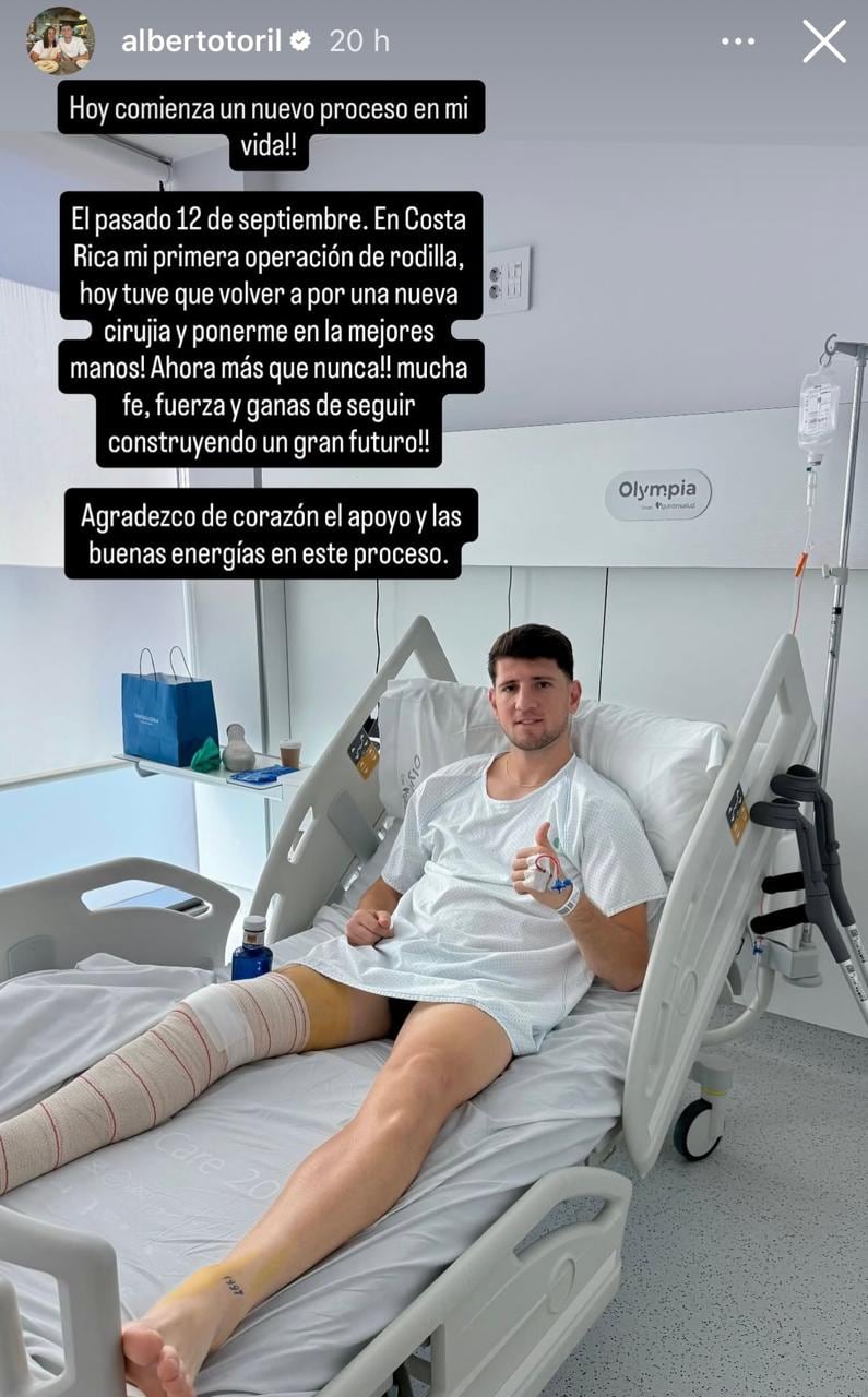 Esta fue la imagen compartida por Alberto Toril en su cuenta de Instagram.